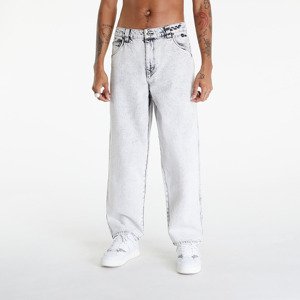 Džíny Dime Classic Baggy Denim Pants Smoke White L