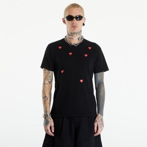 Tričko Comme des Garçons PLAY Short Sleeve Logo Print T-Shirt UNISEX Black M