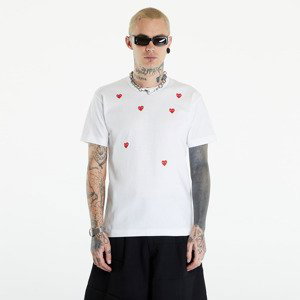 Tričko Comme des Garçons PLAY Short Sleeve Logo Print T-Shirt UNISEX White S