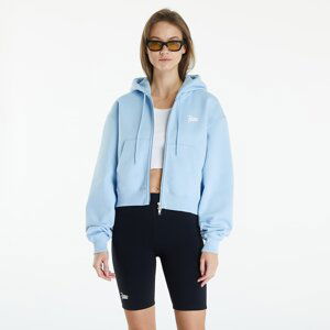 Mikina Patta Femme Basic Crop Zip Up Hooded Sweater Blue Bell XS