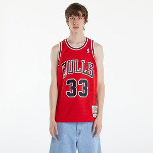 Mitchell & Ness Chicago Bulls 33 Scottie Pippen Swingman Jersey Red