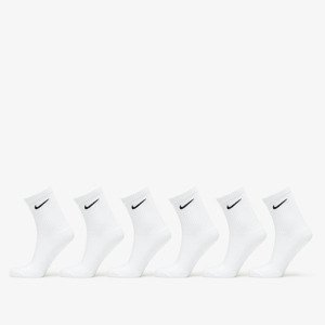 Ponožky Nike Everyday Cushion Crew Socks 6-Pack White L