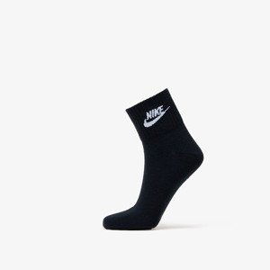 Ponožky Nike Sportswear Everyday Essential Ankle Socks 3-Pack Black/ White S