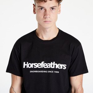 Tričko Horsefeathers Quarter T-Shirt Black M