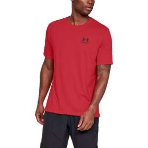 Tričko Under Armour Sportstyle Lc SS Red/ Black S