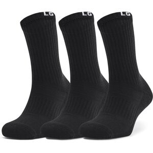 Under Armour Core Crew 3 Pack Socks Black/ White M