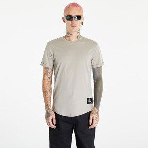 Calvin Klein Jeans Badge Turn Up Short Sleeve T-Shirt Grey