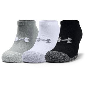 Ponožky Under Armour Heatgear No Show 3-Pack Socks Gray XL