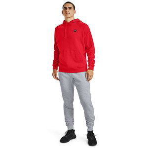 Mikina Under Armour Rival Fleece Hoodie Red/ Onyx White S