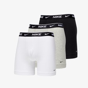 Boxerky Nike Dri-FIT Boxer Brief 3-Pack C/O Black/ Melange Grey/ White L