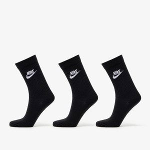 Ponožky Nike Sportwears Everyday Essential Crew 3-Pack Socks Black/ White M