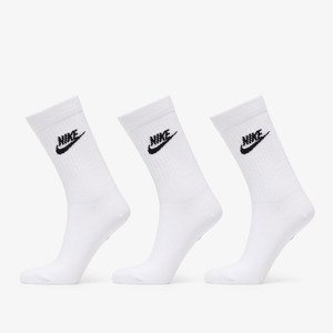 Ponožky Nike Sportswear Everyday Essential Crew Socks 3-Pack White/ Black M