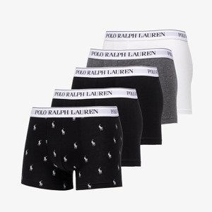 Boxerky Polo Ralph Lauren Stretch Cotton Five Classic Trunks Black/ Grey/ White XXL