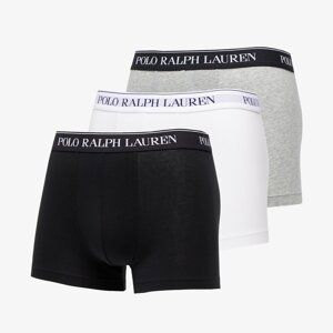 Boxerky Ralph Lauren Stretch Cotton Classic Trunks Grey/ White/ Black L