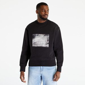 Mikina Calvin Klein Jeans Motion Blur Photopri Sweatshirt Black XL
