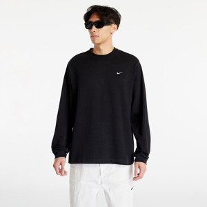 Tričko Nike Solo Swoosh Unisex Long-Sleeve Top Black/ White XL