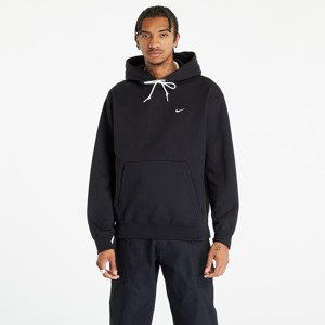 Mikina Nike Solo Swoosh Men's Fleece Pullover Hoodie Black/ White XL