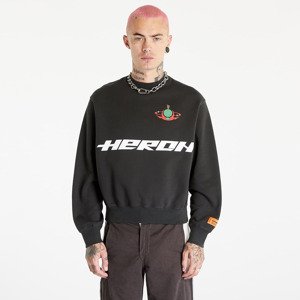 Mikina HERON PRESTON HP Burn Crewneck Black/ Light Green L