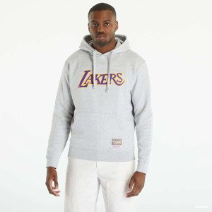 Mikina Mitchell & Ness NBA Team Logo Hoody Lakers Grey XL
