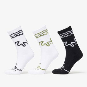 Ponožky Footshop The Stripes Socks 3-Pack Multicolor 36-38