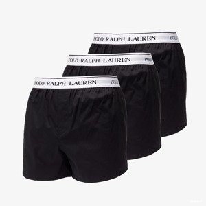 Trenky Ralph Lauren Stretch Cotton Slim Fit Trunks 3-Pack Black S