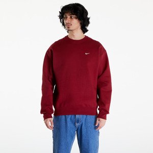 Mikina Nike Solo Swoosh Men's Fleece Crew Team Red/ White L