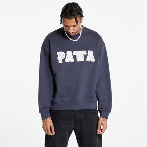 Mikina Patta Homesick Boxy Crewneck Sweater Blue Nights M