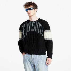 Svetr PLEASURES Twitch Chunky Knit Sweater Black XXL