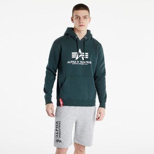 Mikina Alpha Industries Basic Hoody Green M