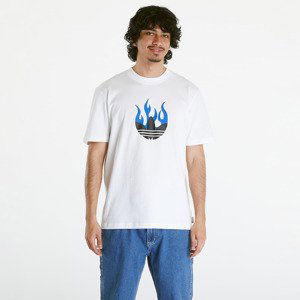 Tričko adidas Flames Logo Tee White M