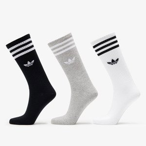 Ponožky adidas High Crew Sock White/ Mgreyh/ Black XL