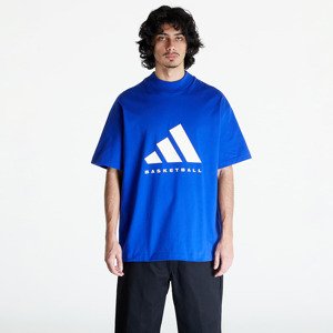 Tričko adidas Basketball Tee UNISEX Lucid Blue XXL