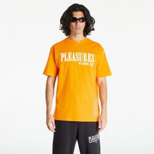 Tričko Puma x PLEASURES Typo Short Sleeve Tee Orange XL