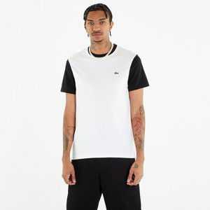 Tričko LACOSTE Men's T-shirt White/ Black M