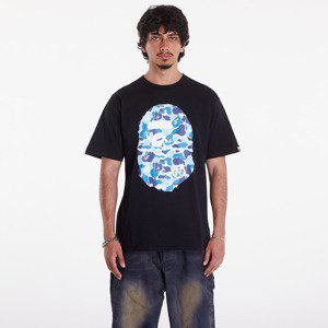 Tričko A BATHING APE Abc Camo Big Ape Head Tee Black/ Blue XL