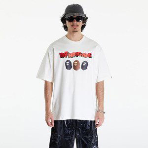 Tričko A BATHING APE Triple Ape Head Tee Ivory M