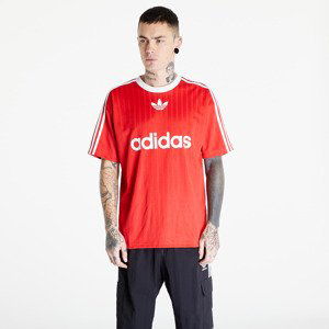 Tričko adidas Adicolor Poly T Better Scarlet/ White L