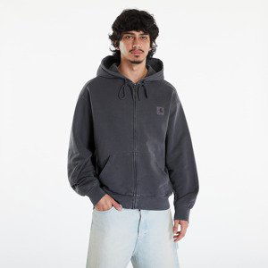 Mikina Carhartt WIP Hooded Nelson Jacket UNISEX Charcoal Garment Dyed L