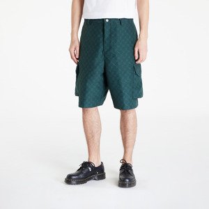 Šortky Daily Paper Benji Monogram Cargo Shorts Pine Green L