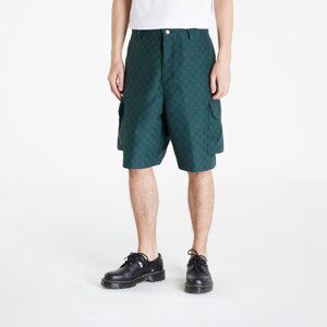 Šortky Daily Paper Benji Monogram Cargo Shorts Pine Green M