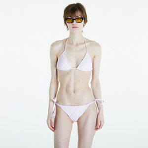 Plavky Daily Paper Reya Monogram Bikini Top Ice Pink L