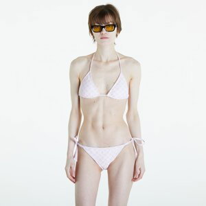 Plavky Daily Paper Reya Monogram Bikini Top Ice Pink XL