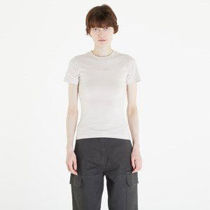 Tričko Daily Paper Logotype Women Fitted Short Sleeve T-Shirt Moonstruck Beige XL