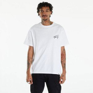 Tričko Tommy Jeans Regular Signature Tee White XXL