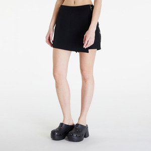 Šortky Calvin Klein Jeans Buckle Wrap Mini Skort Black M