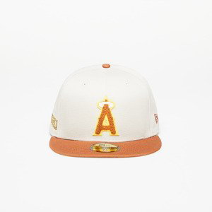 Kšiltovka New Era Anaheim Angels Boucle 59FIFTY Fitted Cap Stone/ Brown 7 5/8