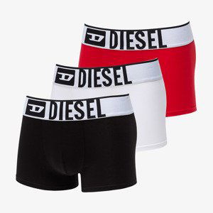 Boxerky Diesel Umbx-Damienthreepack-XL Logo Boxer 3-Pack White/ Red/ Black XL