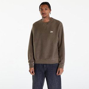 Mikina Patta Classic Washed Crewneck Sweatshirt UNISEX Morel S