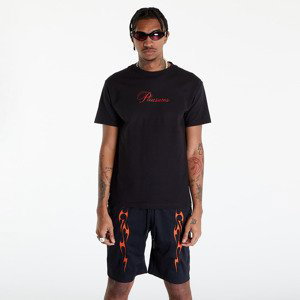 Tričko PLEASURES Stack T-Shirt Black XL