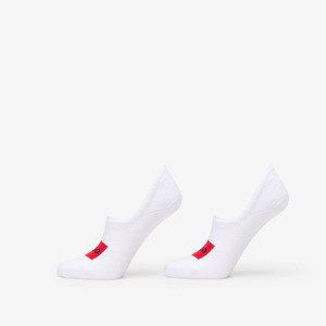 Ponožky Hugo Boss Low Cut Label Socks 2-Pack White 43-46